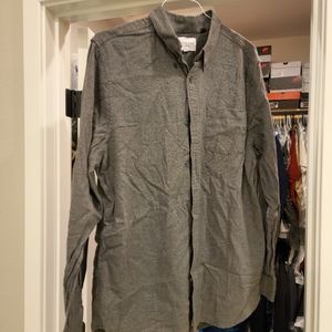 Five Four Large Gray button up